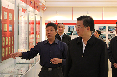 福建省委常委、省紀委書記倪岳峰調研虹潤公司